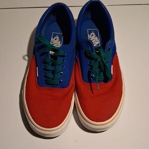 Vans Women Sneakers in Red and Blue